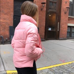 Pink Short Barbie Puffer Jacket 💕